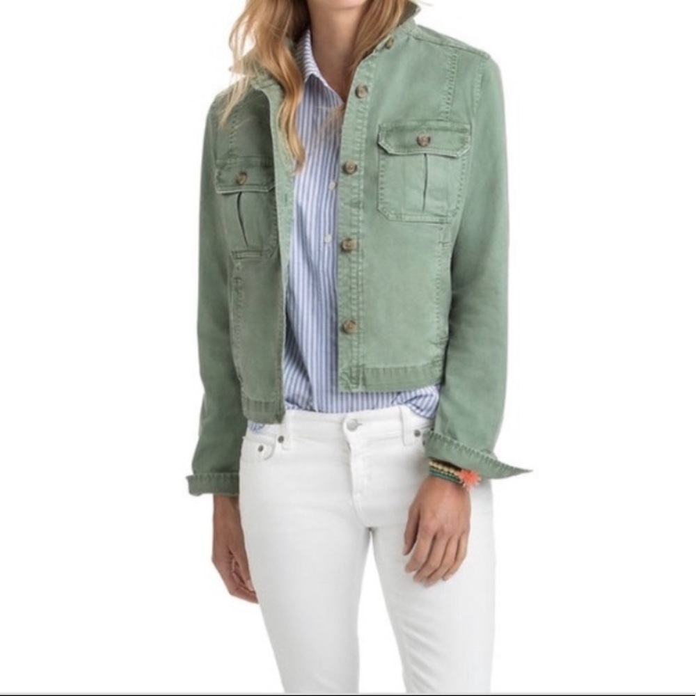Vineyard Vines Walkabout Fatigue Swing Coat XXS - Sage Green